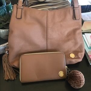 Vince Camuto slightly used bag,wallet with fob $80